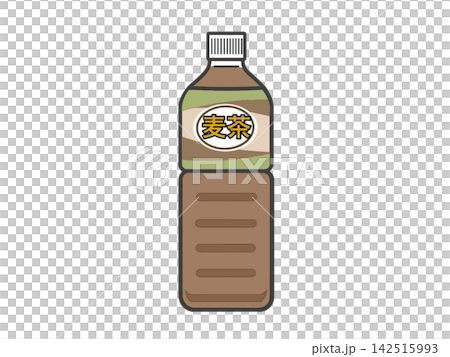 Barley tea in a plastic bottle Barley tea in a plastic bottle 142515993