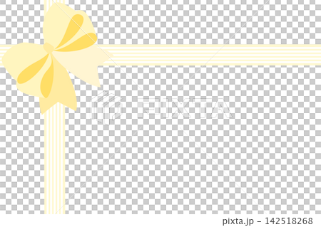 Gift frame with bow tie design, yellow. Gift frame with bow tie design, yellow. 142518268