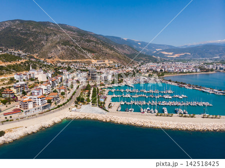 Aerial view of the resort town of Finike Aerial view of the resort town of Finike 142518425