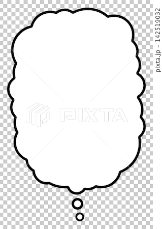 cloud-shaped speech bubble cloud-shaped speech bubble 142519032