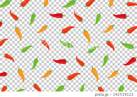 唐辛子の背景イラスト 142519122