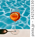 Spritz Cocktail by the Pool 142520130