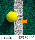 Tennis Ball on Court Line 142520140