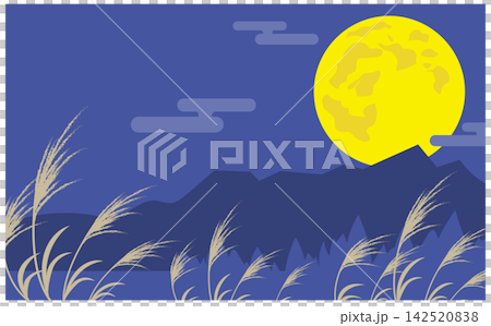 Mid-Autumn Festival themed background illustration material 142520838