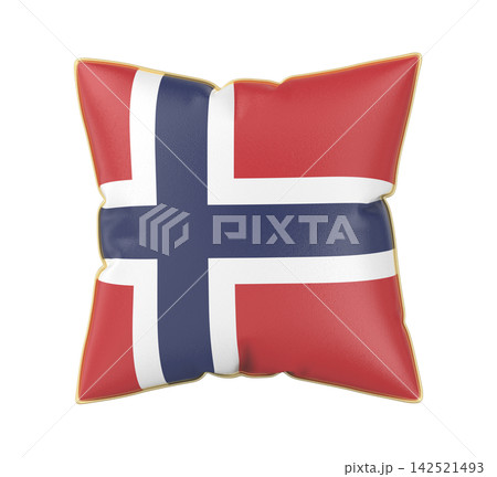 Pillow with the flag of Norway Pillow with the flag of Norway 142521493