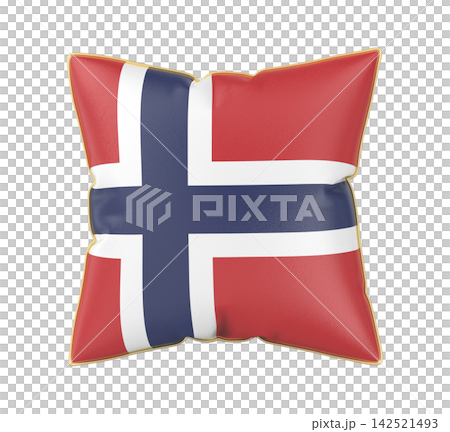 Pillow with the flag of Norway Pillow with the flag of Norway 142521493
