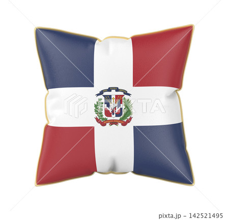 Pillow with the flag of the Dominican Republic Pillow with the flag of the Dominican Republic 142521495