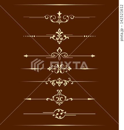 Vintage set. Floral elements for design monograms, invitations, frames, menus and labels. Graphic design of the website, cafes, boutiques, hotels, wedding invitations. Vintage set. Floral elements for design monograms, invitations, frames, menus and labels. Graphic design of the website, cafes, boutiques, hotels, wedding invitations. 142521612