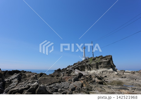 秋田県 男鹿半島 塩瀬埼灯台 2026年6月 秋田県 男鹿半島 塩瀬埼灯台 2026年6月 142521968