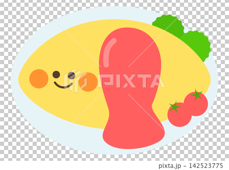 Cute omelet rice Cute omelet rice 142523775