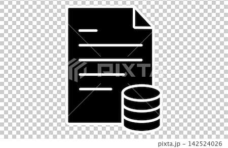 Simple line art icons representing subsidy application forms and financial assistance. Simple line art icons representing subsidy application forms and financial assistance. 142524026