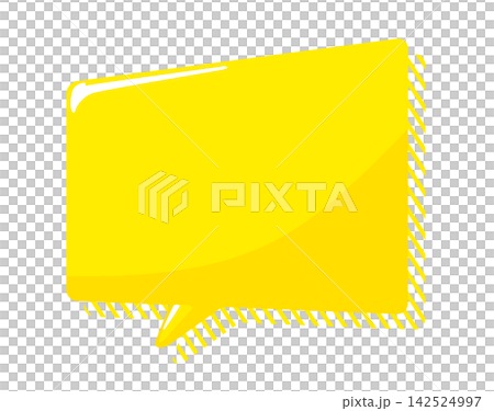 Yellow speech bubble 02 Yellow speech bubble 02 142524997