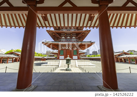 大阪 天王寺 四天王寺 五重塔 大阪府大阪市 大阪 天王寺 四天王寺 五重塔 大阪府大阪市 142526222