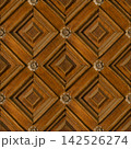 Antique European carved wood panel seamless texture for castle interiors, luxury wallpaper, flooring, furniture, textiles and decorative design 142526274