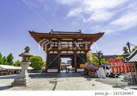 大阪 天王寺 四天王寺 西大門 大阪府大阪市 大阪 天王寺 四天王寺 西大門 大阪府大阪市 142526967