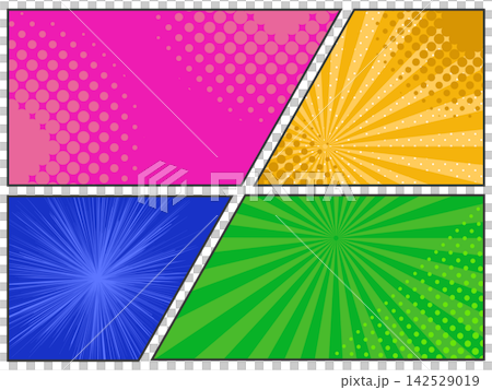 American comic-style panel layout background American comic-style panel layout background 142529019