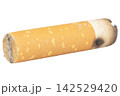 cigarette butts isolated on white background 142529420