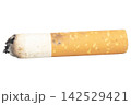 cigarette butts isolated on white background 142529421