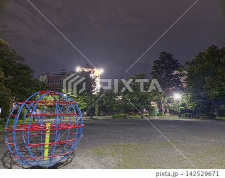 夜の誰もいない公園 夜の誰もいない公園 142529671