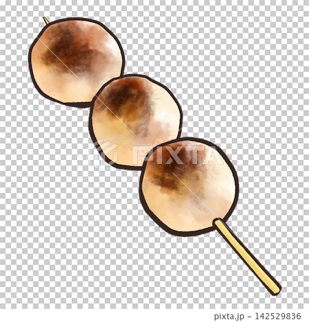 Illustration of grilled chicken meatballs (salt flavor) Illustration of grilled chicken meatballs (salt flavor) 142529836