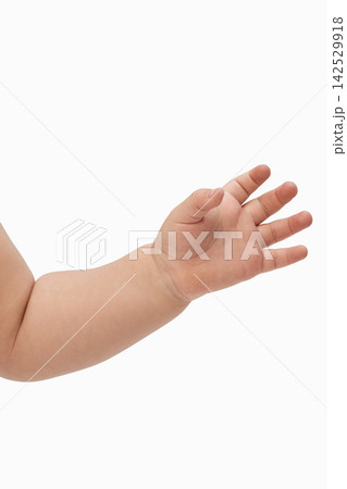 Close view of toddler hand and arm Close view of toddler hand and arm 142529918