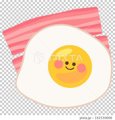 かわいいベーコンエッグ かわいいベーコンエッグ 142530606
