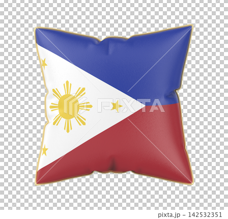 Pillow with the flag of the Philippines 142532351