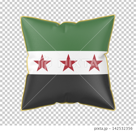 Pillow with the flag of Syria Pillow with the flag of Syria 142532356