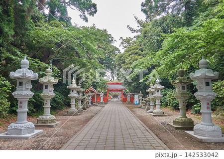 息栖神社 石灯籠 参道 息栖神社 石灯籠 参道 142533042