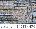 乱積みの石壁のテクスチャ 142534470
