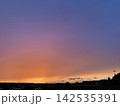 帰り道の夕焼　sunset 142535391