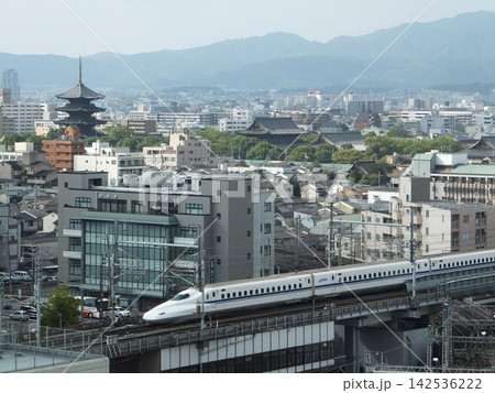京都を走る東海道新幹線 京都を走る東海道新幹線 142536222