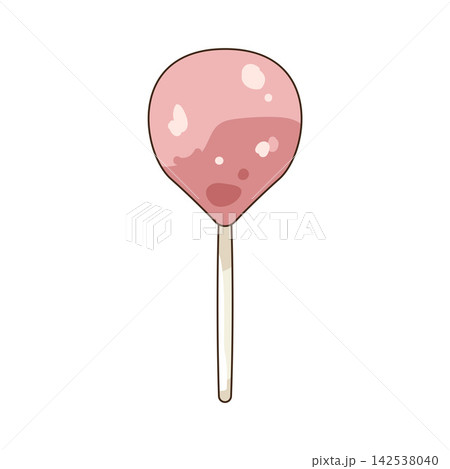 Illustration of pink helium balloon Illustration of pink helium balloon 142538040