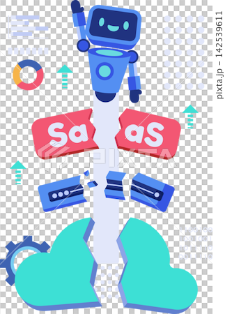 AI Disrupting SaaS and Cloud Technologies AI Disrupting SaaS and Cloud Technologies 142539611