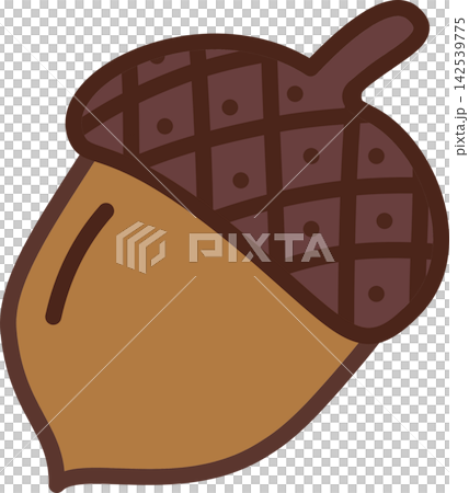 Cute Brown Acorn with Textured Oak Cap, Cottagecore Halloween Autumn Woodland Clipart Cute Brown Acorn with Textured Oak Cap, Cottagecore Halloween Autumn Woodland Clipart 142539775