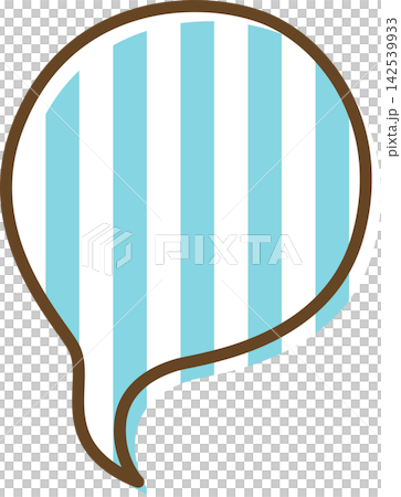 Individual speech bubble icons with patterns Individual speech bubble icons with patterns 142539933