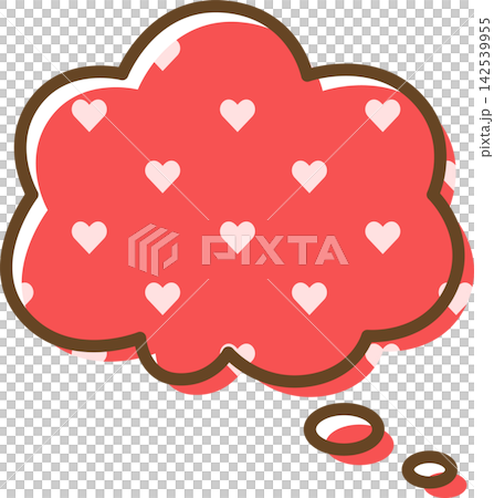 Individual speech bubble icons with patterns 142539955