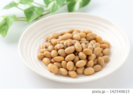 蒸し大豆 142540615