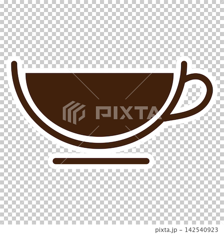 コーヒーカップのイラスト コーヒーカップのイラスト 142540923