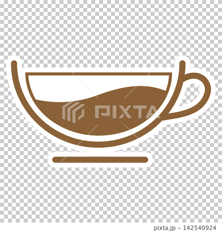 カフェオレのイラスト カフェオレのイラスト 142540924
