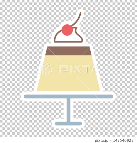 Illustration of pudding 142540925