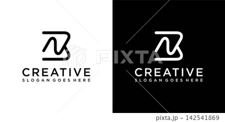 NB or BN initial letter logo design vector template NB or BN initial letter logo design vector template 142541869
