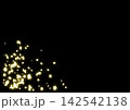 金の飾りを散らしたシンプルな和風背景 142542138
