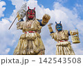 秋田観光のシンボル 巨大なまはげ立像 142543508