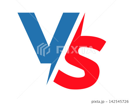 対決対戦VSバトル記号ベクター 対決対戦VSバトル記号ベクター 142545726