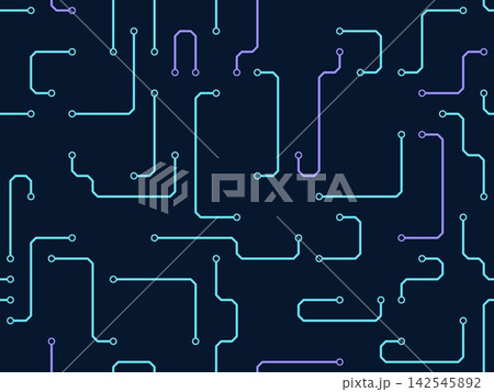 Geometric Seamless Circuit Traces Background Geometric Seamless Circuit Traces Background 142545892