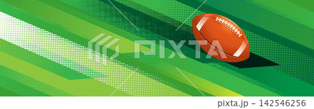 Modern American Football Sports Graphic Design 142546256