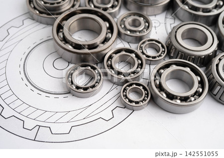 Ball bering circular joint machine component. Ball bering circular joint machine component. 142551055