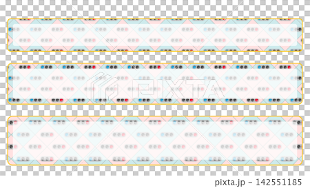 信号機柄のテロップベースセット 142551185