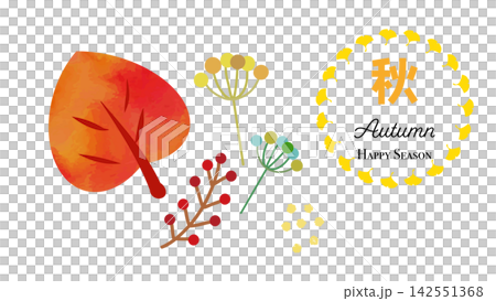 水彩風格的logo邊框,飾以秋葉和漿果。 水彩風格的logo邊框,飾以秋葉和漿果。 142551368